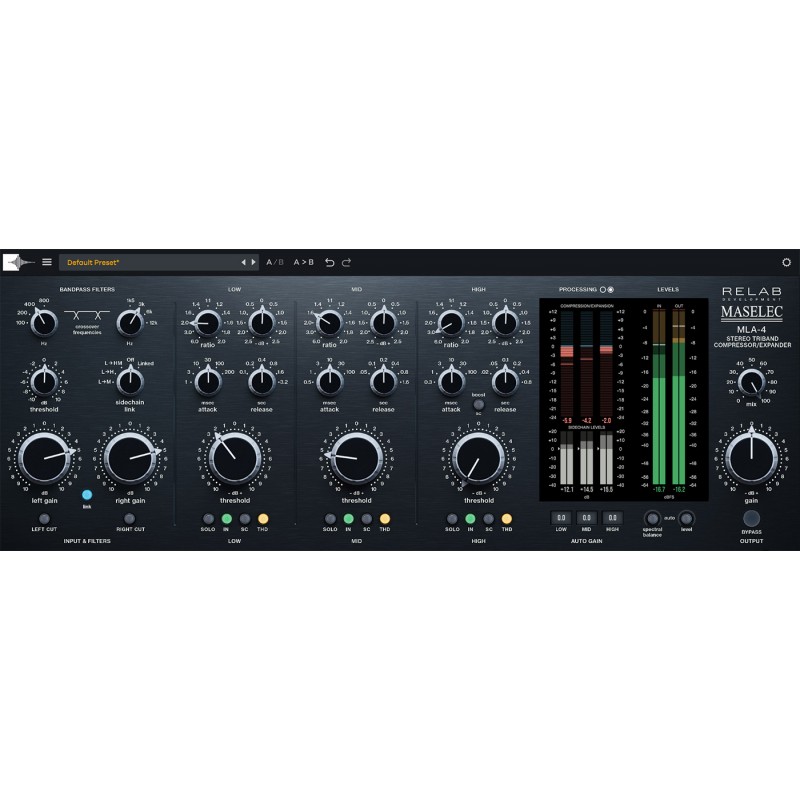 Relab Maselec MLA-4 Wtyczka VST - 1 - Efekty (wtyczki VST, VSTi, TDM, RTAS itp.)) - Maselec MLA-4 oferuje precyzyjną kompresję i