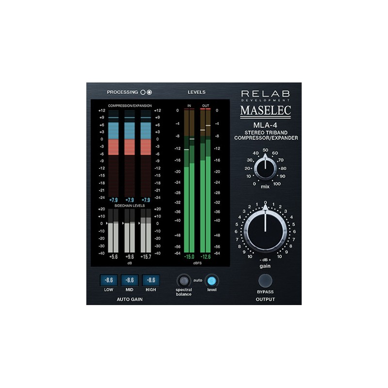 Relab Maselec MLA-4 Wtyczka VST - 2 - Efekty (wtyczki VST, VSTi, TDM, RTAS itp.)) - Maselec MLA-4 oferuje precyzyjną kompresję i