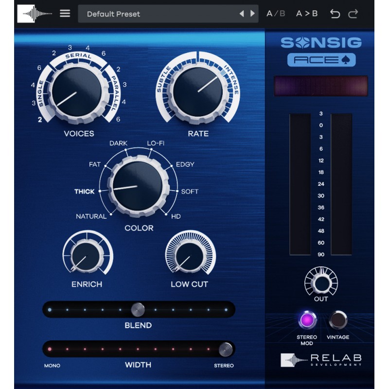 Relab Sonsig ACE Wtyczka VST - 1 - Efekty (wtyczki VST, VSTi, TDM, RTAS itp.)) - Ekspander wymiarowy zaprojektowany jako „szwajc