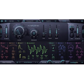 Polyverse Filterverse Wtyczka VST - 1 - Efekty (wtyczki VST, VSTi, TDM, RTAS itp.)) - Wszechstronna wtyczka filtra z 25 typami f