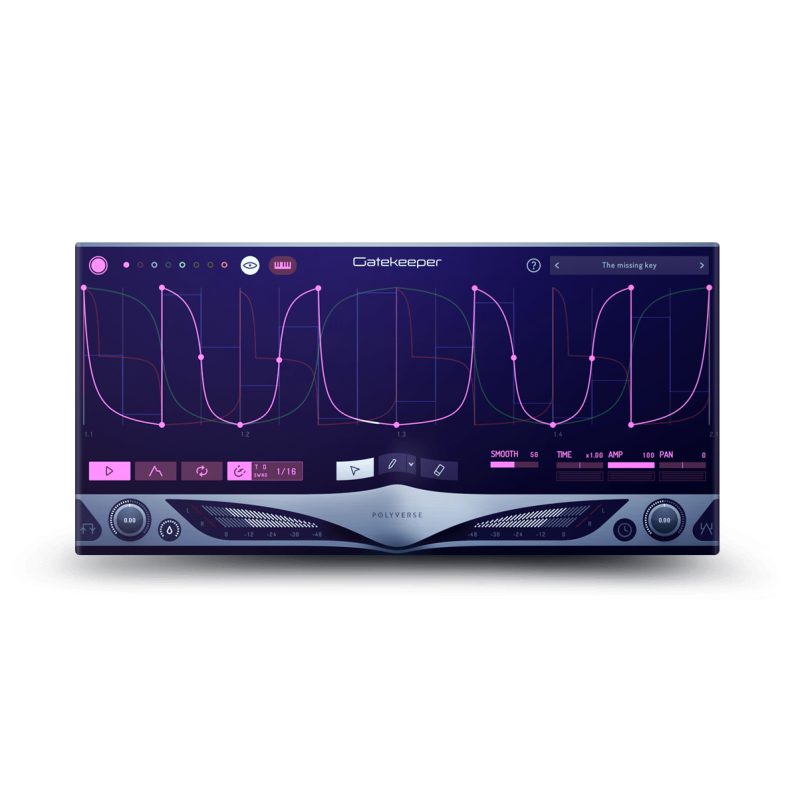 Polyverse Gatekeeper Wtyczka VST - 2 - Efekty (wtyczki VST, VSTi, TDM, RTAS itp.)) - Precyzyjna wtyczka modulacji głośności do d