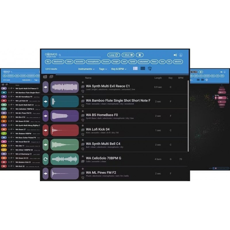 Waves COSMOS Sample Finder - Oprogramowanie do wyszukiwania i organizowania plików sampli w bibliotece cyfrowej (do pobrania)