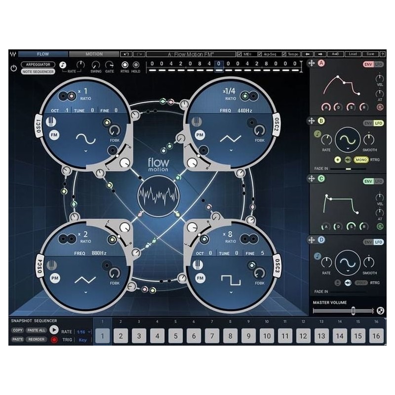 Waves Flow Motion FM Synth - Wirtualny syntezator (do pobrania)