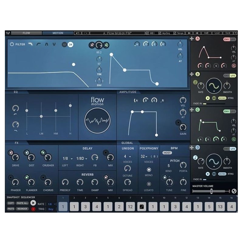 Waves Flow Motion FM Synth - Wirtualny syntezator (do pobrania)