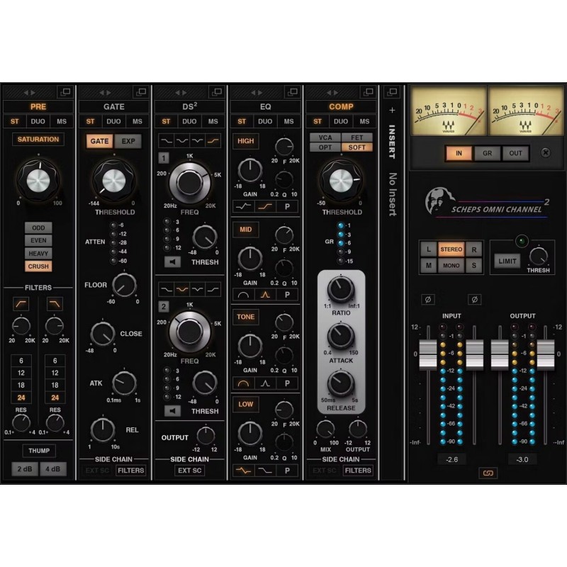 Waves Scheps Omni Channel 2 - Wtyczka do edycji dźwięku (do pobrania)