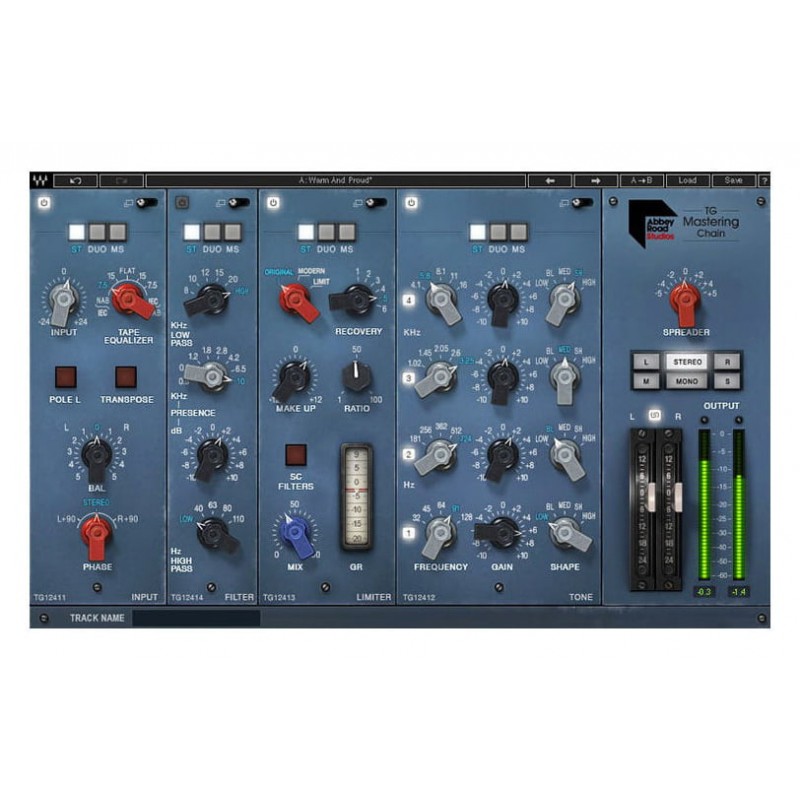 Waves Abbey Road TG Mastering Chain - Wtyczka do masteringu (do pobrania)