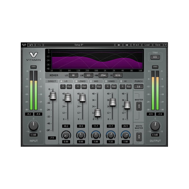 Waves Vitamin Sonic Enhancer - Wtyczka Enhancer (do pobrania)