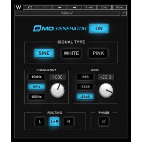 Waves eMo Generator - Wtyczka generatora sygnału (do pobrania)