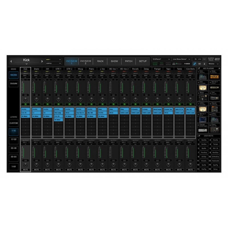Waves SuperRack SoundGrid - Wtyczka Host (do pobrania)