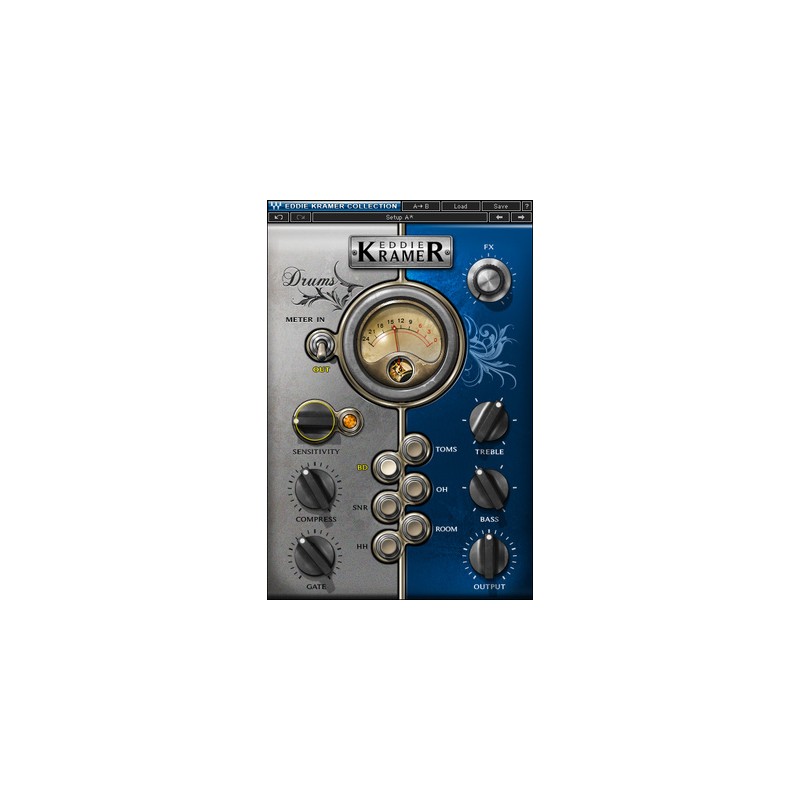 Waves Eddie Kramer Drum Channel - Wtyczka kanału efektów (do pobrania)