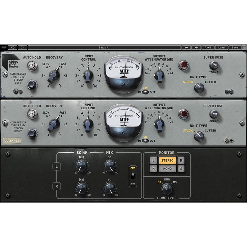 Waves Abbey Road RS124 Compressor - Wtyczka kompresora (do pobrania)