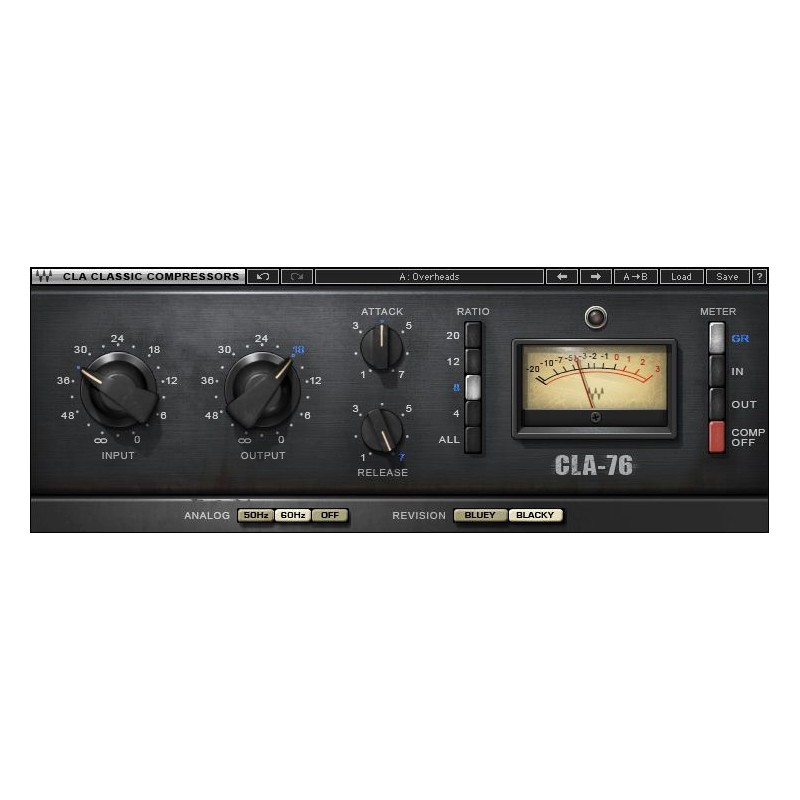 Waves CLA-76 Compressor / Limiter - Wtyczka kompresora (do pobrania)