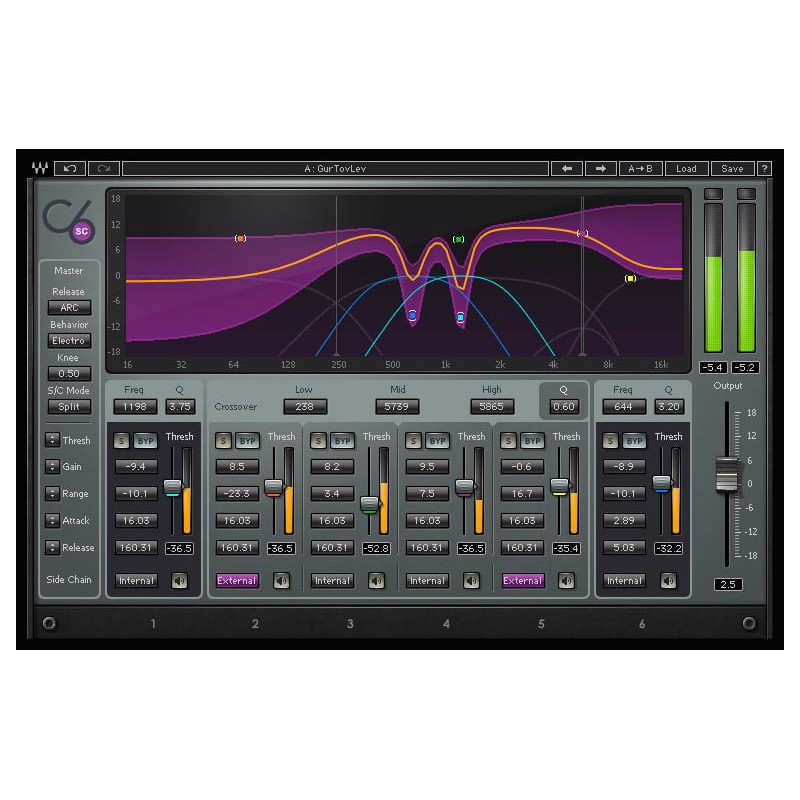 Waves C6 Multiband Compressor - Wtyczka kompresora wielopasmowego (do pobrania)