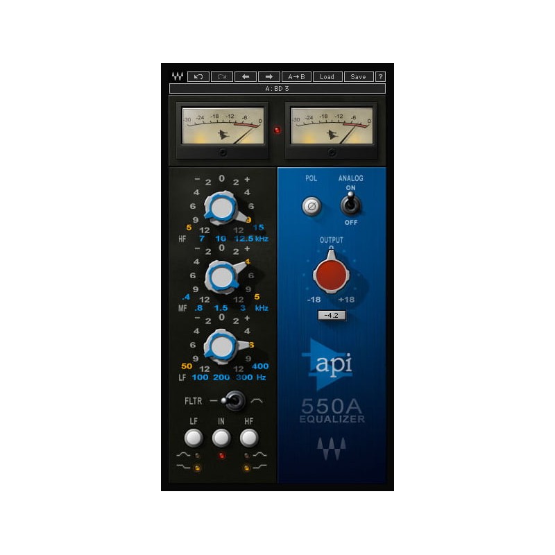 Waves API 550 - Wtyczka korektora (do pobrania)