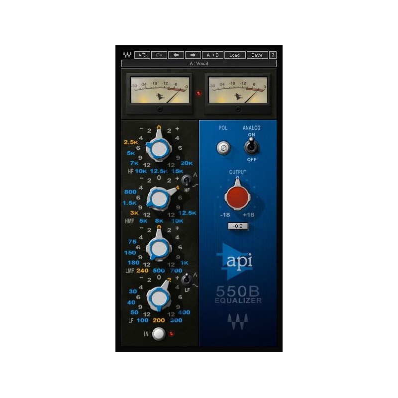 Waves API 550 - Wtyczka korektora (do pobrania)