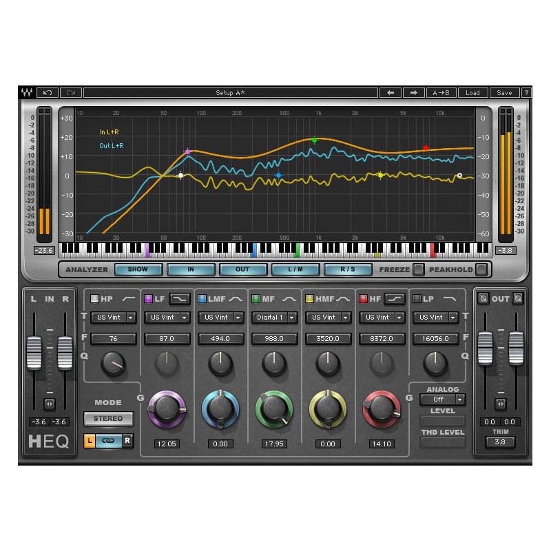 Waves H-EQ Hybrid Equalizer - Wtyczka korektora (do pobrania)