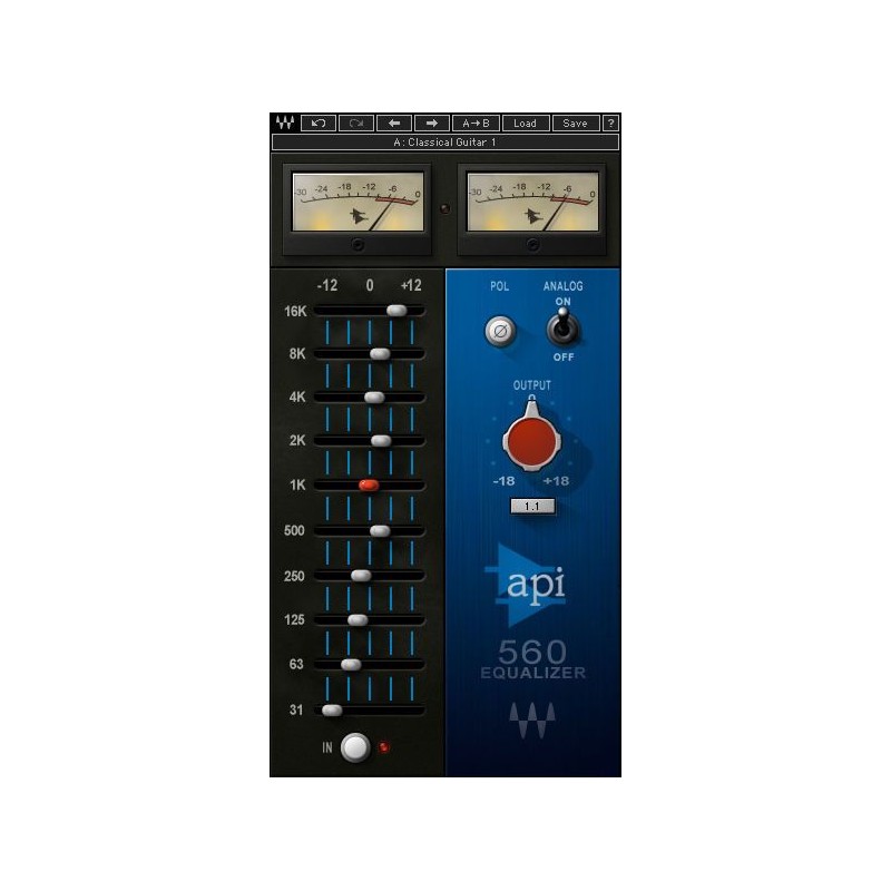 Waves API 560 - Wtyczka korektora graficznego (do pobrania)