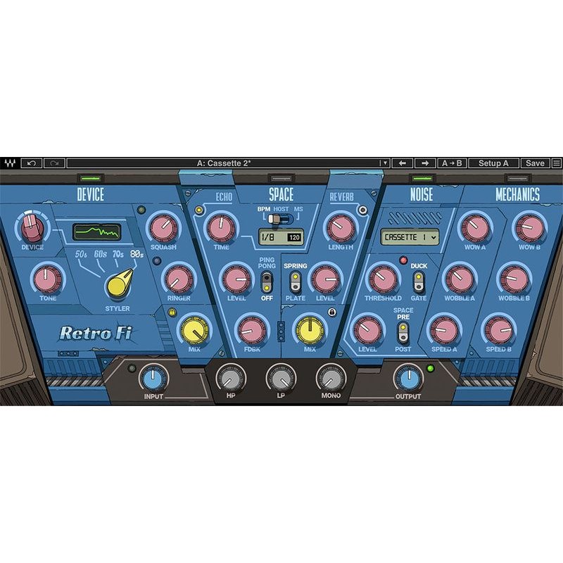 Waves Retro Fi - Wtyczka multi-Effect LoFi (do pobrania)