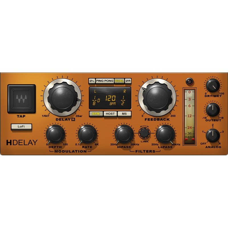 Waves H-Delay Hybrid Delay - Wtyczka opóźnienia (do pobrania)