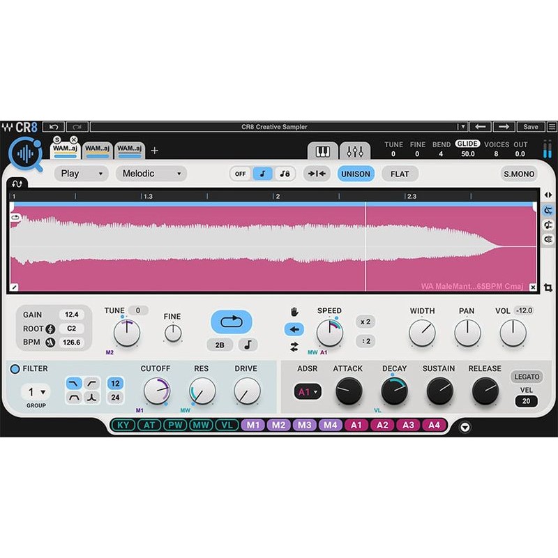 Waves CR8 Creative Sampler - Wtyczka samplera (do pobrania)