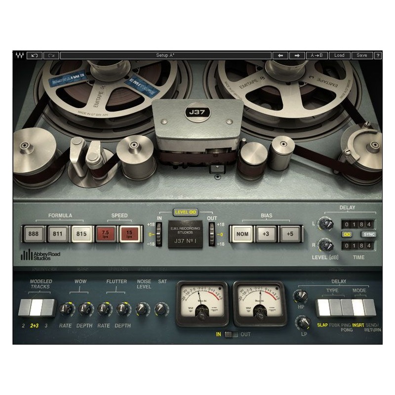 Waves Abbey Road J37 Tape - Wtyczka symulacji pasma (do pobrania)