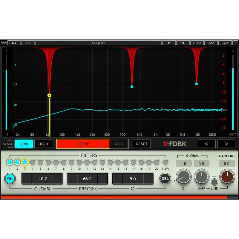Waves X-FDBK - Wtyczka tłumienia sprzężenia zwrotnego (do pobrania)