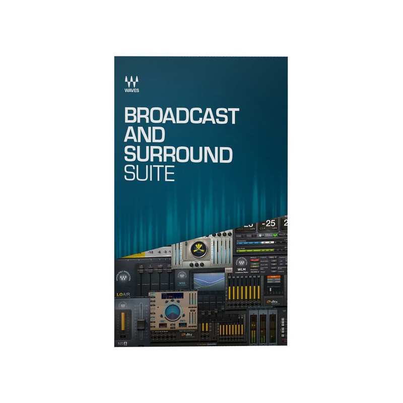 Waves Broadcast and Surround Suite - Zestaw wtyczek (do pobrania)