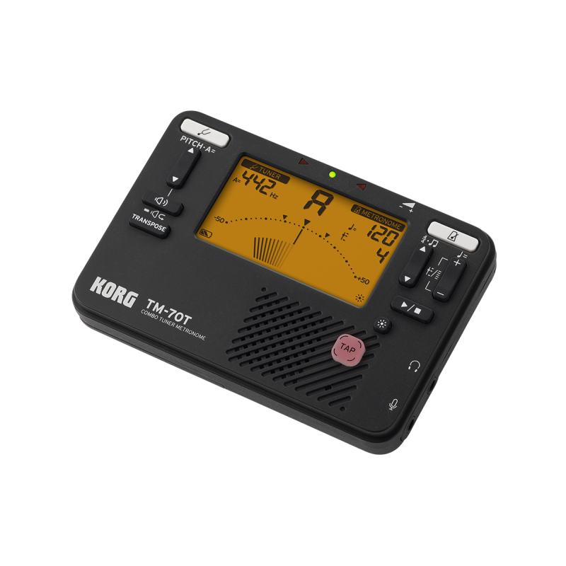 Korg TM-70C BK - Tuner, metronom + mikrofon - 4 - Metronomy - Korg TM-70C BK łączy tuner i metronom w jednym urządzeniu, jest os