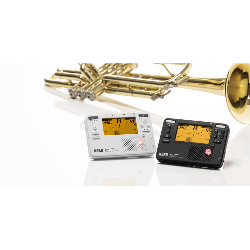 Korg TM-70C BK - Tuner, metronom + mikrofon - 5 - Metronomy - Korg TM-70C BK łączy tuner i metronom w jednym urządzeniu, jest os
