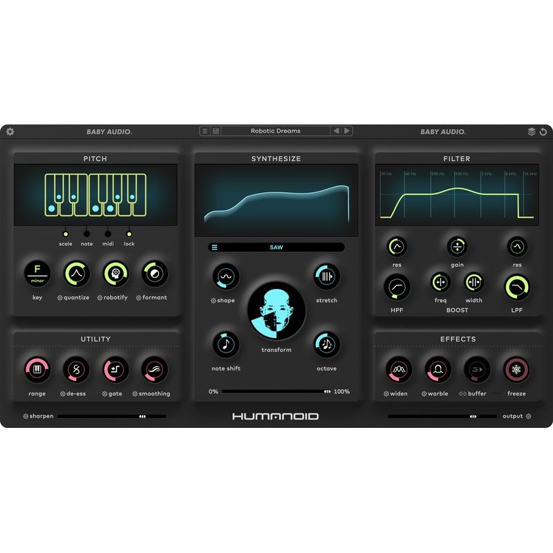 Baby Audio Humanoid - Wtyczka Vocal-Transformer (do pobrania)