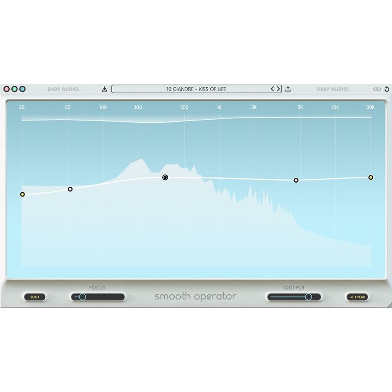 Baby Audio Smooth Operator Pro Upgrade - Wtyczka do korekcji balansu widmowego (upgrade - do pobrania)