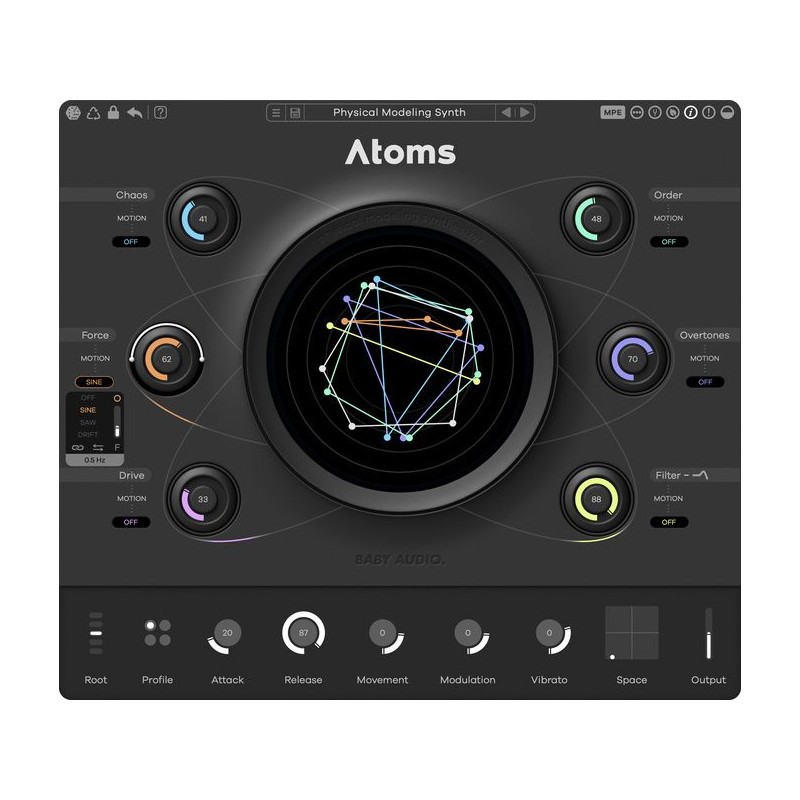 Baby Audio Atoms - Wirtualny syntezator (do pobrania)