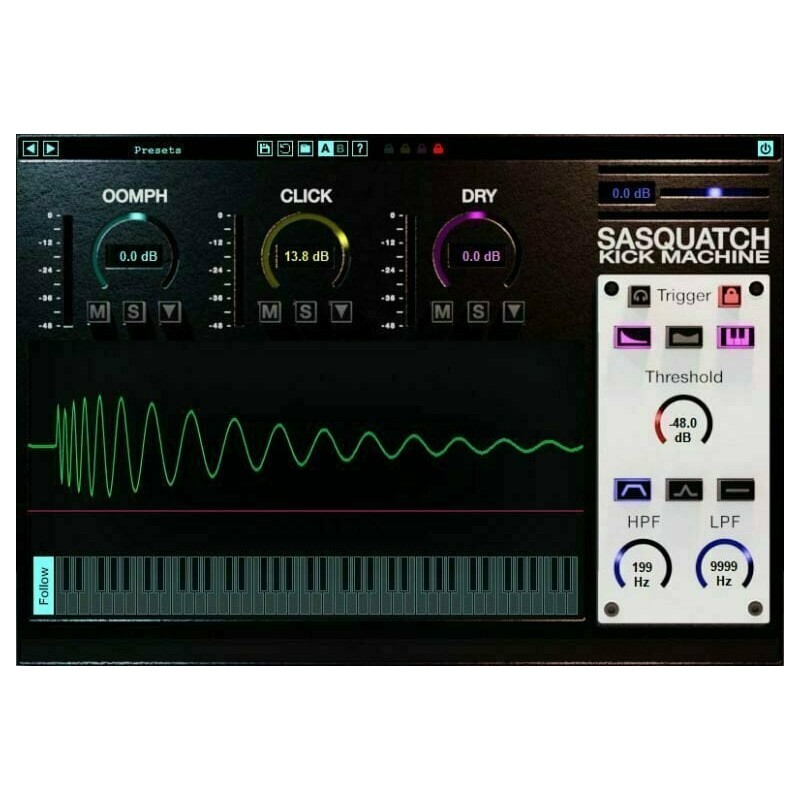 Boz Digital Labs Sasquatch Kick Machine 2 - Wtyczka do przetwarzania bębna basowego (do pobrania)