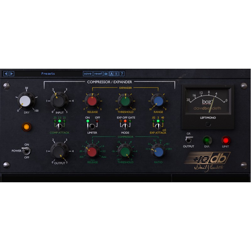 Boz Digital Labs David Bendeth Hoser XT and +10db Bundle - Zestaw wtyczek VST (do pobrania)