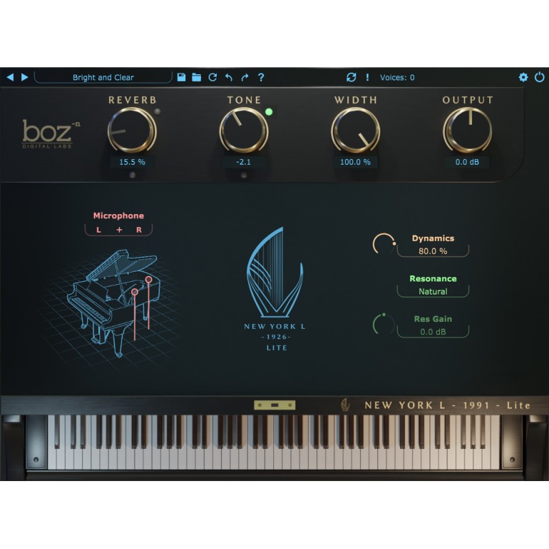 Boz Digital Labs New York L 1991 Lite - Wtyczka VST wirtualnego instrumentu (do pobrania)