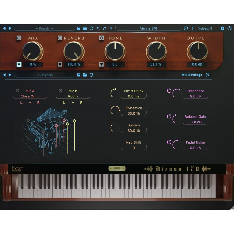 Boz Digital Labs Vienna 170 Pro - Wtyczka VST wirtualnego instrumentu (do pobrania)