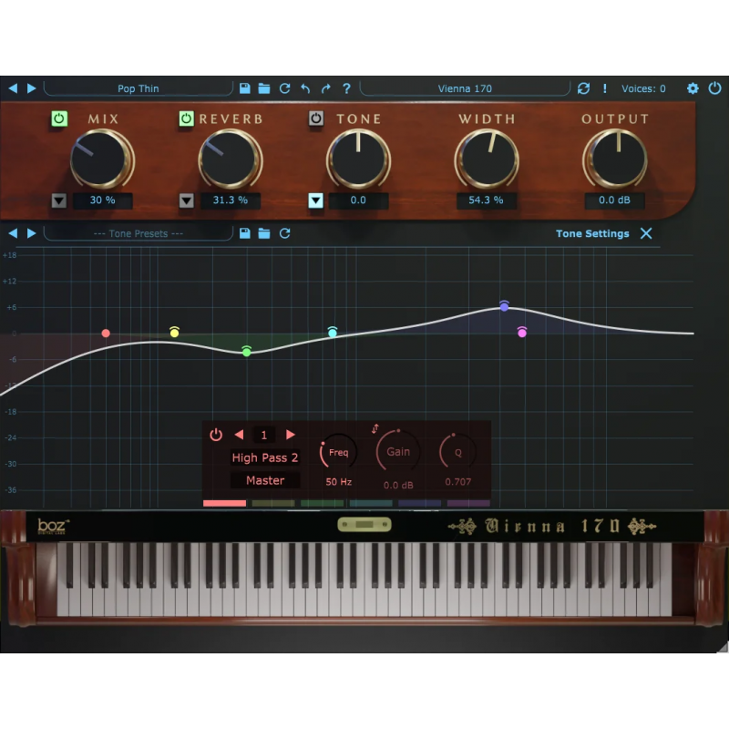 Boz Digital Labs Vienna 170 Pro - Wtyczka VST wirtualnego instrumentu (do pobrania)