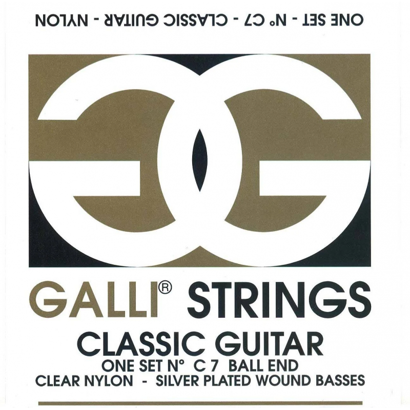 Galli Strings C-007 Nylon Ball End Normal struny do gitary klasycznej - 1 - Strona główna - Wyprodukowane we Włoszech struny do 