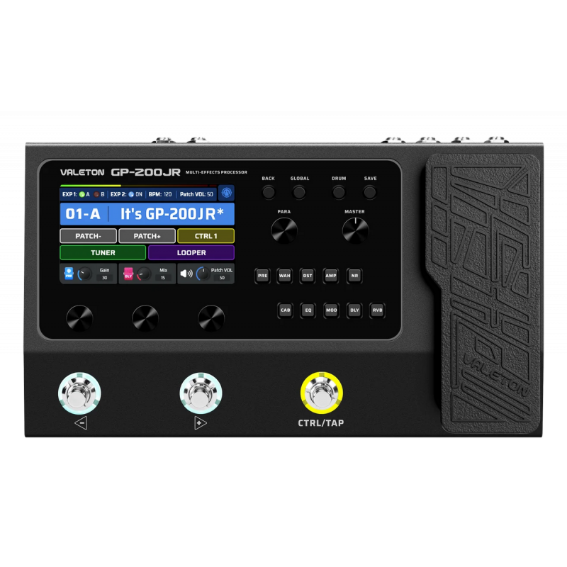 Valeton GP-200JR - multiefekt gitarowy - 1 - Multiefekty gitarowe - GP-200JR to Multiefekt gitary elektrycznej w metalowej obudo