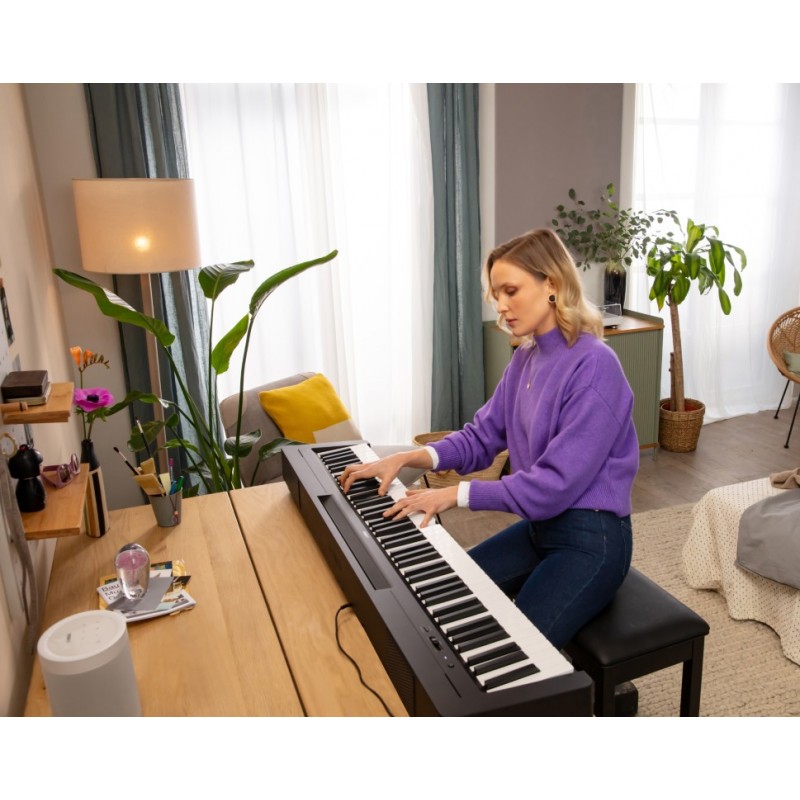 Yamaha P-145BT - Pianino cyfrowe z Bluetooth - 11 - Pianina cyfrowe - Pianino cyfrowe P-145BT jest wyposażone w wbudowaną funkcj