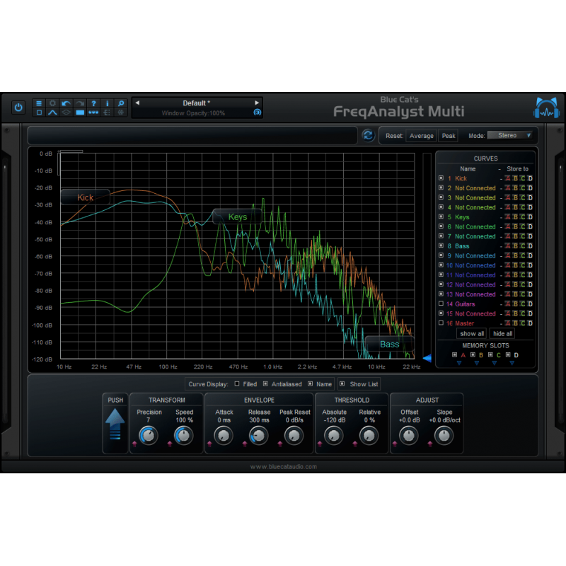Blue Cat Audio FreqAnalystMulti - Wtyczka analizy widma (do pobrania)