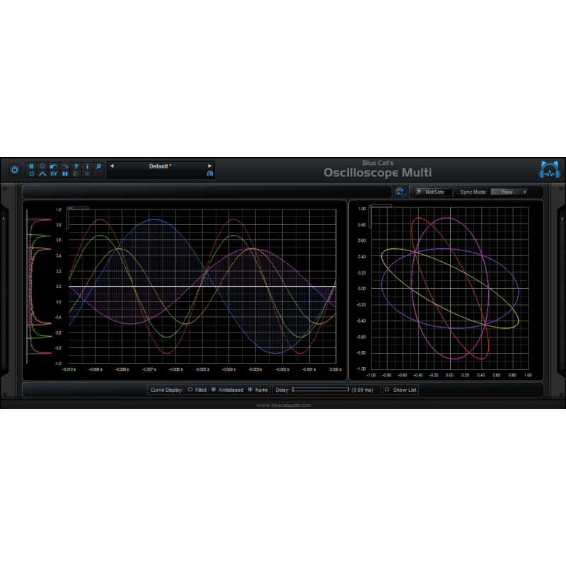 Blue Cat Audio OsciloscopeMulti - Wtyczka analizy widma (do pobrania)
