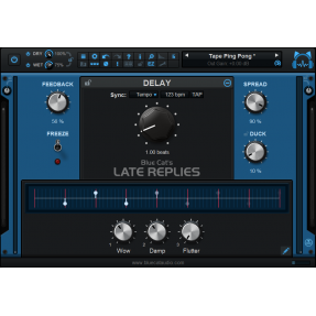 Blue Cat Audio Late Replies - Wtyczka delay, reverb i multi-efekt (do pobrania)
