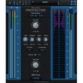 Blue Cat Audio Protector - Wtyczka limitera (do pobrania)