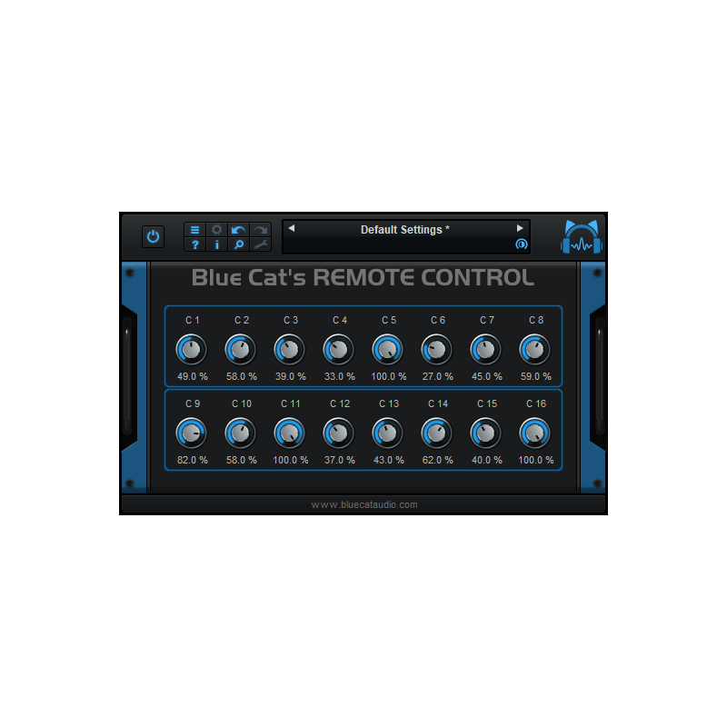 Blue Cat Audio Remote Control - Wtyczka do kontroli innych wtyczek (do pobrania)