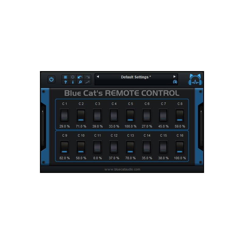 Blue Cat Audio Remote Control - Wtyczka do kontroli innych wtyczek (do pobrania)