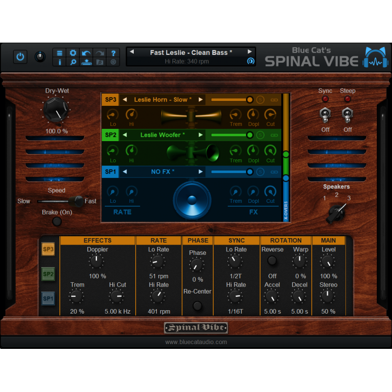 Blue Cat Audio Spinal Vibe - Wtyczka emulatora wielogłośnikowego (do pobrania)