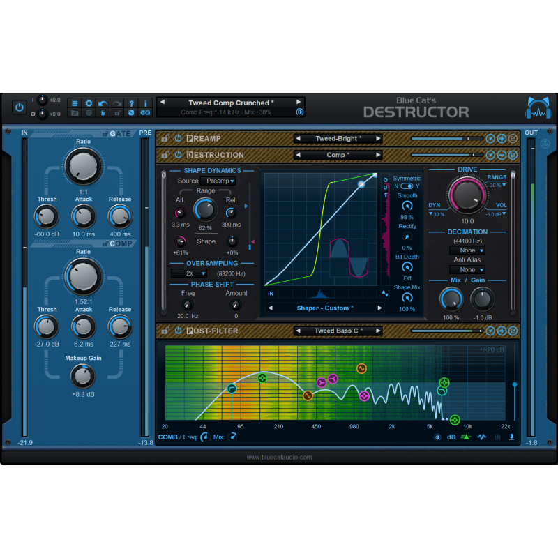 Blue Cat Audio Axiom V2 - Wtyczka multi-efekt gitarowy (do pobrania)