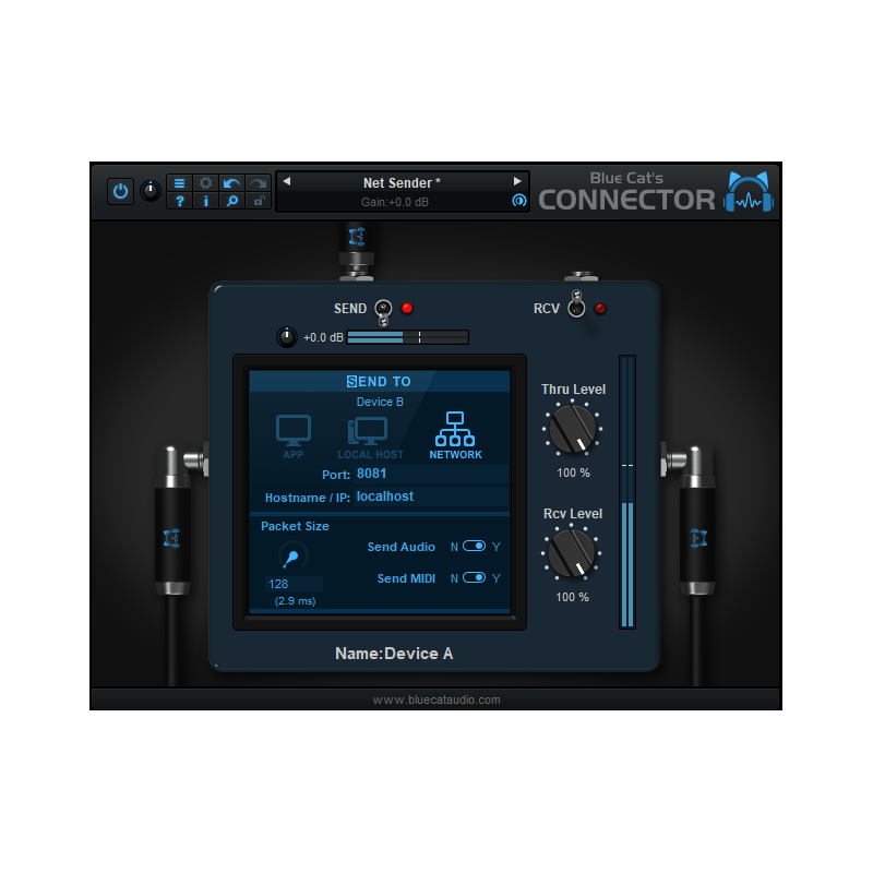Blue Cat Audio Connector - Wtyczka strumieniowa audio i MIDI (do pobrania)