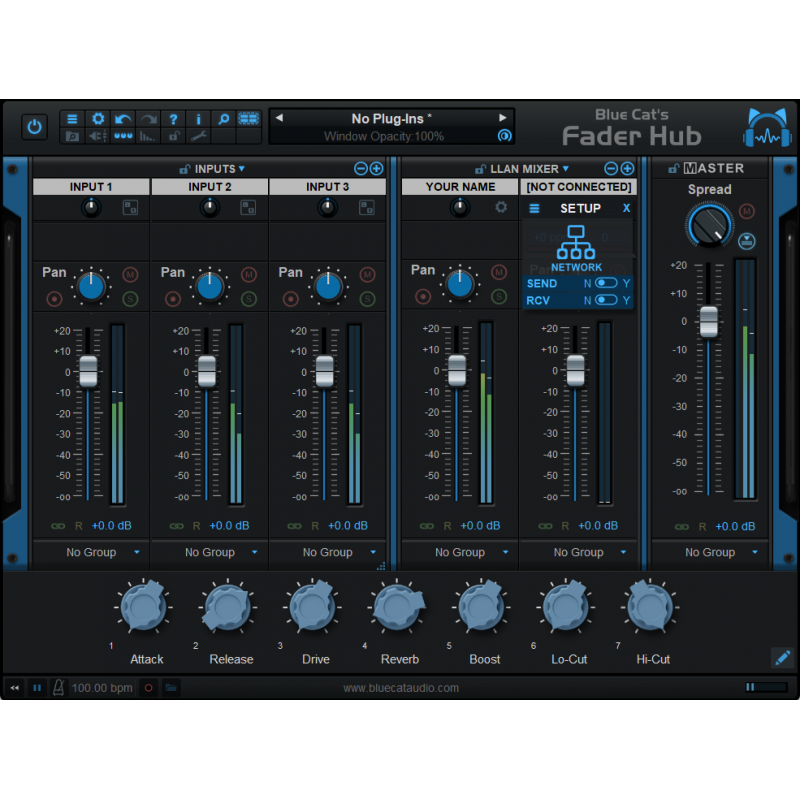 Blue Cat Audio Fader Hub - Wtyczka do miksowania (do pobrania)